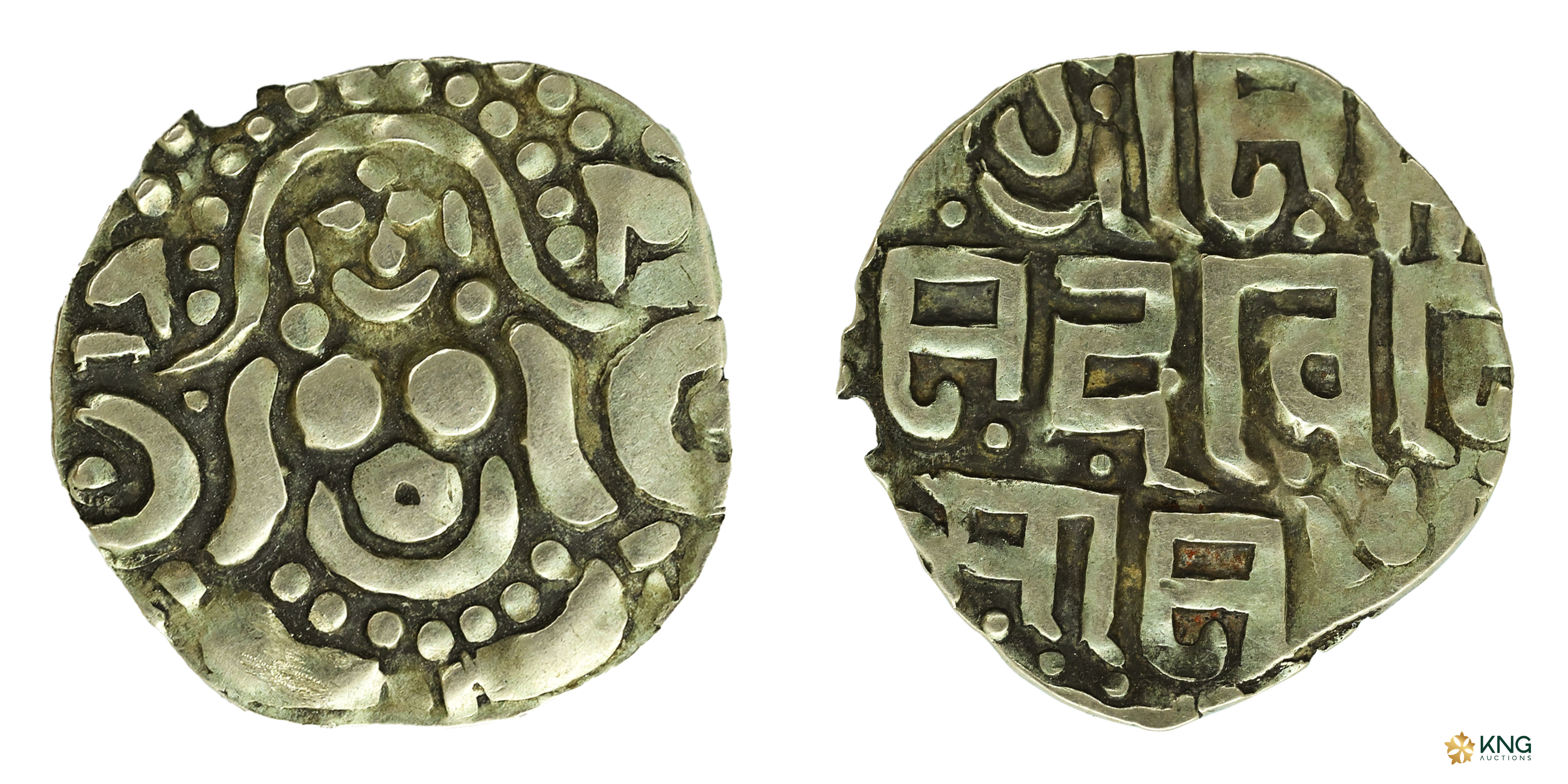 Delhi Sultanate, Muhammad Bin Sam (AH 589–602 / AD 1193–1206), gold 4½ masha (4.25 g, 21.3