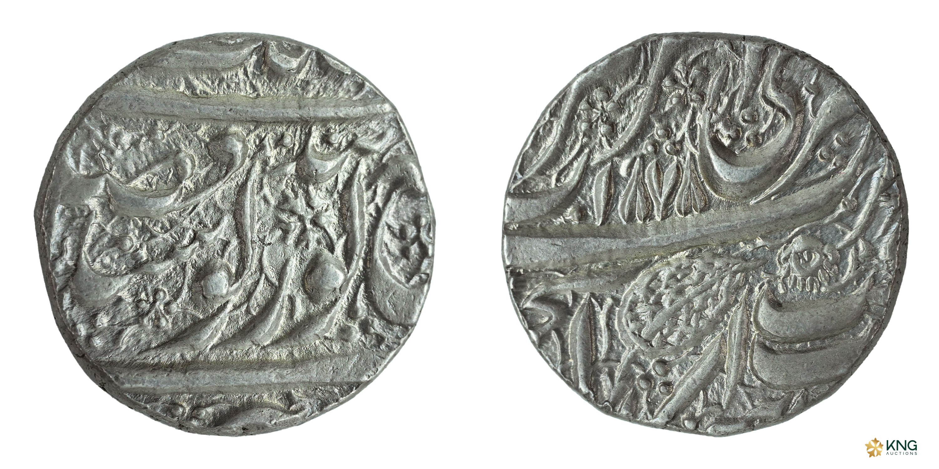 Sikh Empire, Ranjit Singh (VS 1858–1896 / AD 1801–1839), silver rupee (11.12 g, 22.66 mm),