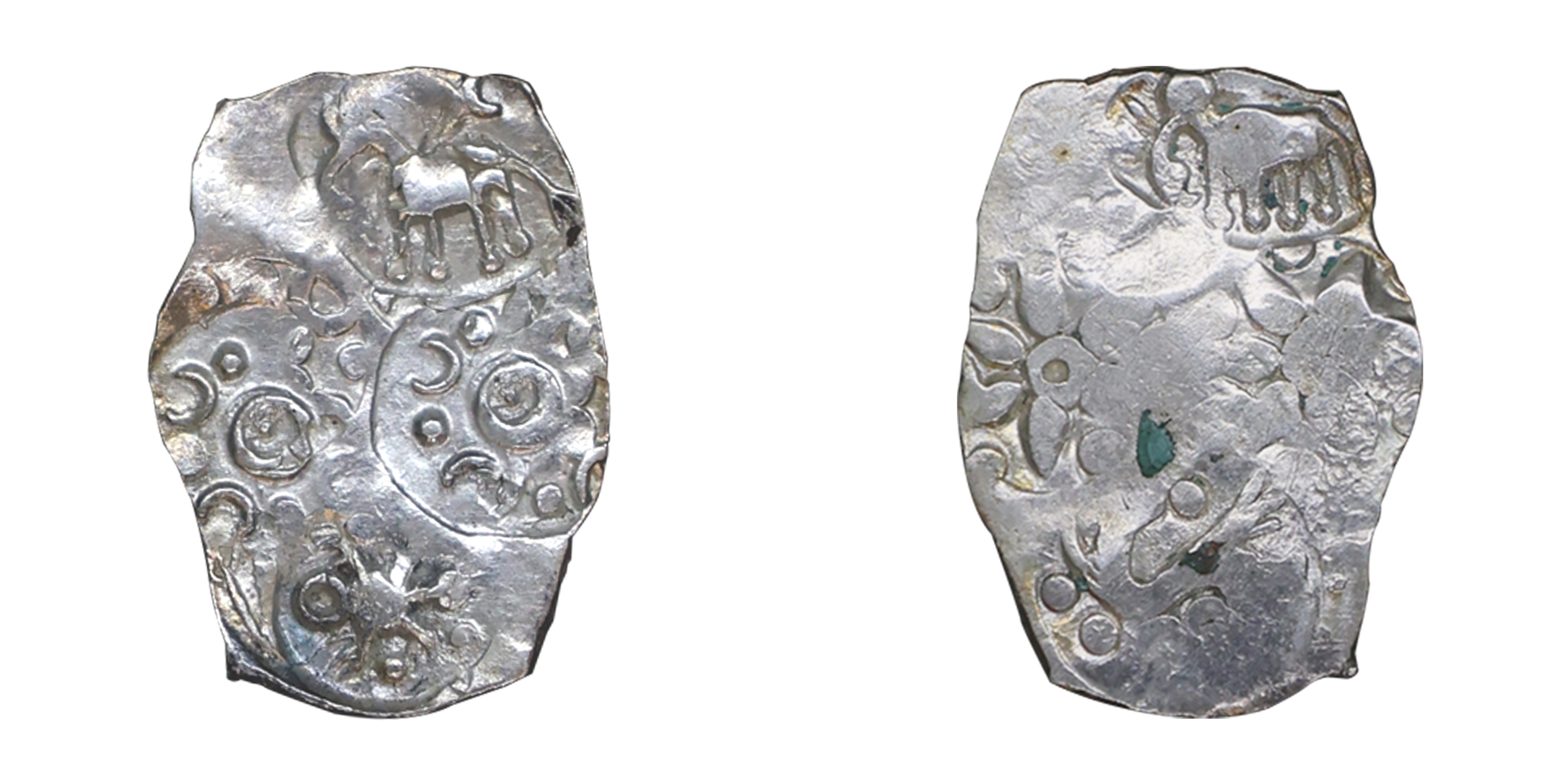 Vidarbha Janapada, Paratwada Region (Godavari valley), Silver 1/2 Vimashatika , 1.57g, 21.