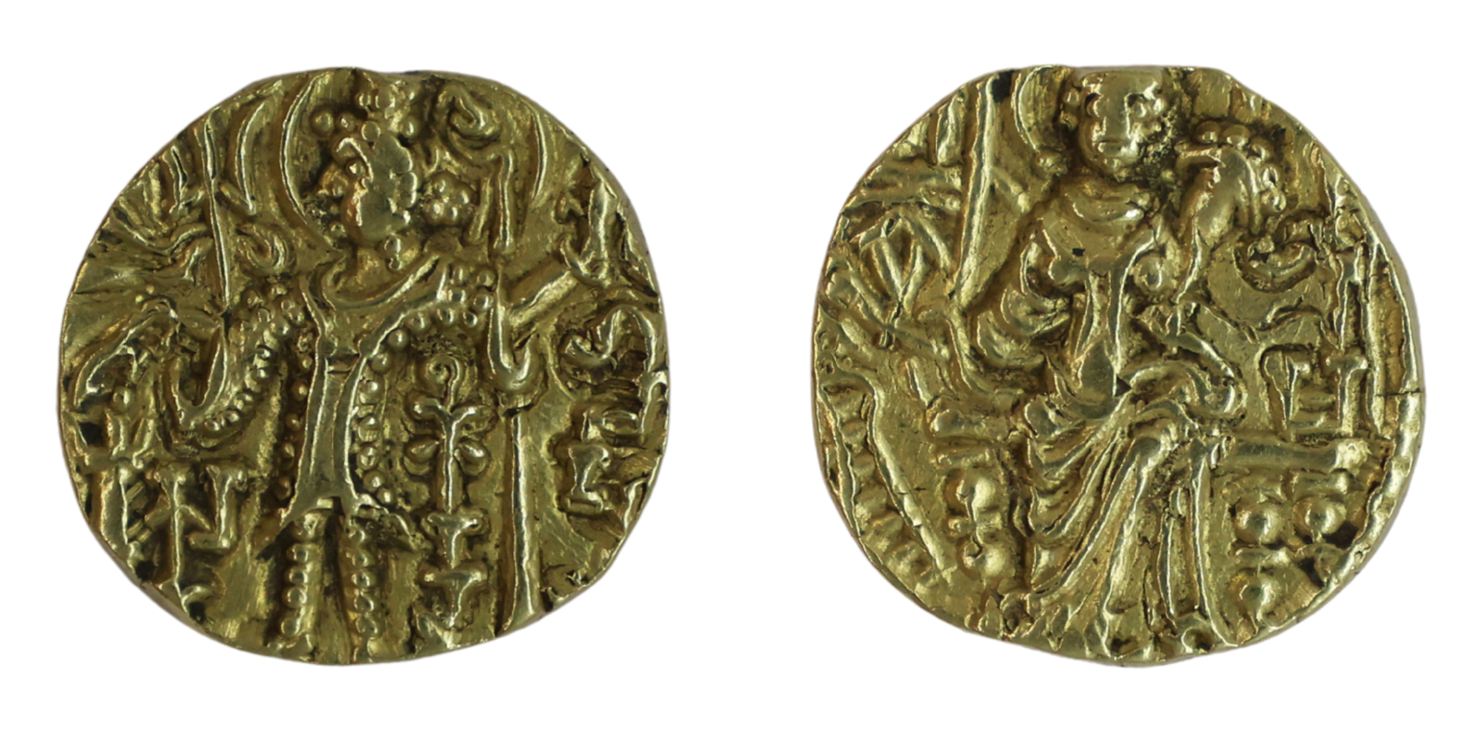Ancient India, Hunnic Tribes, Kidarites, Kidara (c. 365-380 AD), Gold Dinar , 7.74g, 18.34