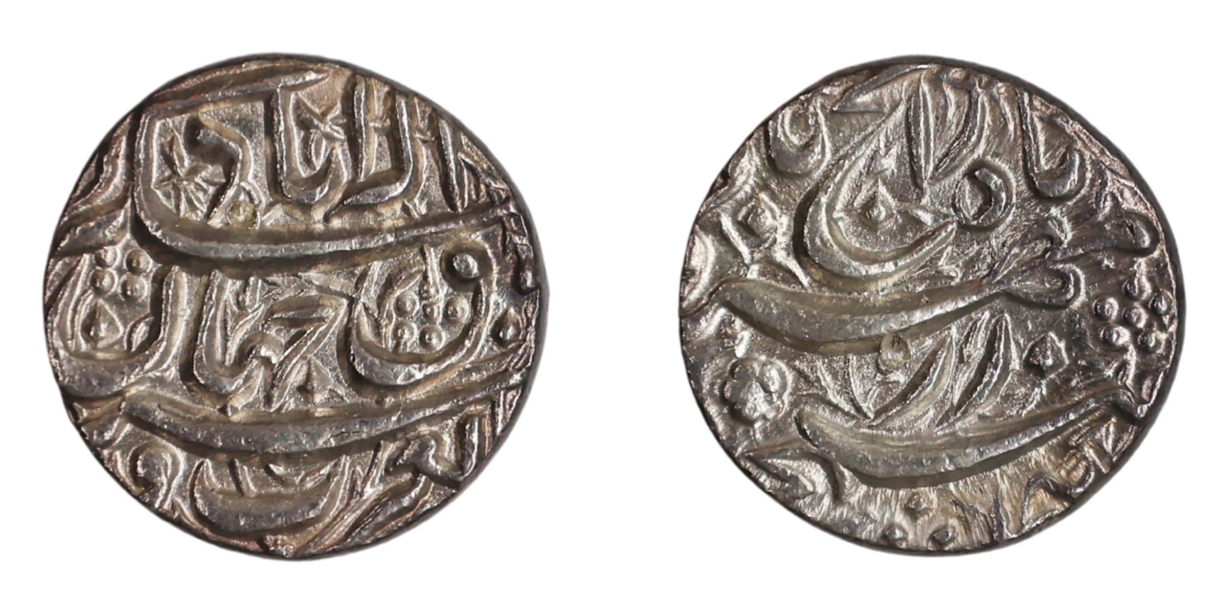 Akbar (AH 963-1014 / 1556-1605 AD), Silver Rupee, 11.42g, 21.32mm, Allahabad Mint, Rebelli
