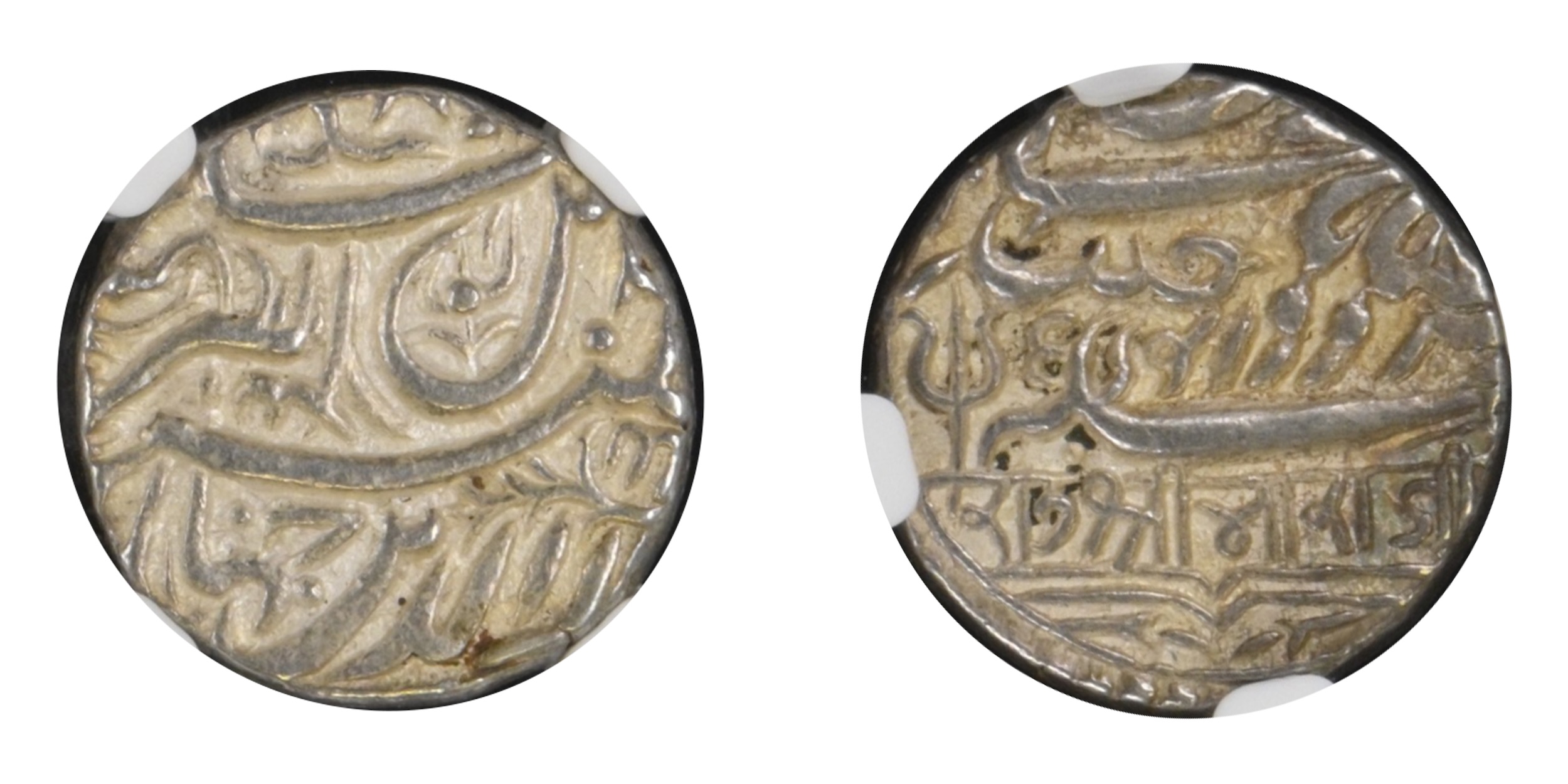 Kutch, Bharmalji I (VS 1642-1688, 1586-1632 AD), Silver Kori, Kutch, Kori, AH 1028 ,with t