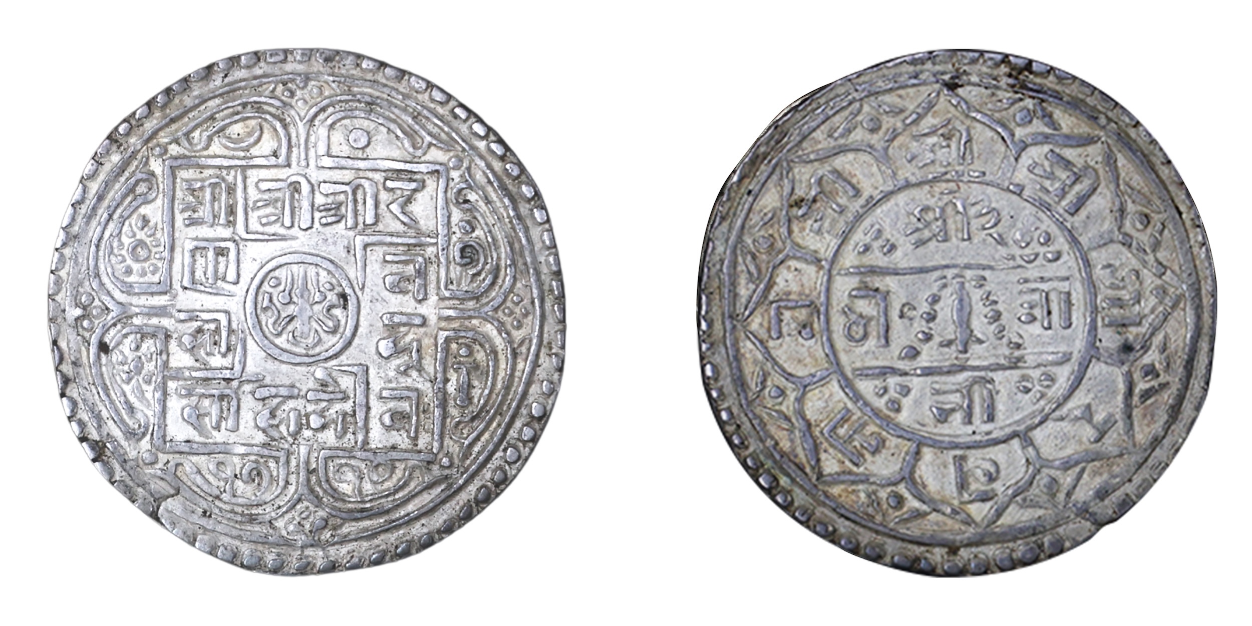 Foreign Coins, Nepal, Shah coins for the Kathmandu Vally, Rana Bahadur Shah (SE 1699-1720